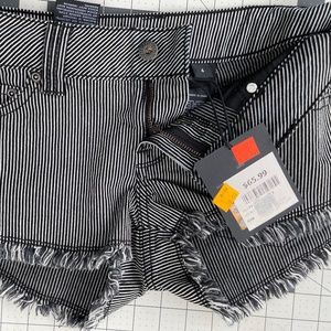 Harley Davidson Pin Stripe Denim Shorts NWT